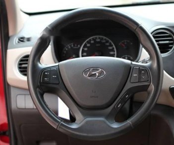 Hyundai Grand i10  1.0MT 2017 - Cần bán Hyundai Grand i10 1.0MT sản xuất năm 2017, màu đỏ, tư nhân chính chủ