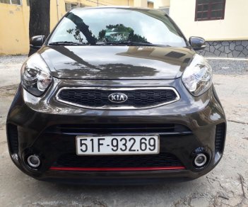 Kia Morning AT 2016 - Bán Kia Morning đời 2016, màu nâu