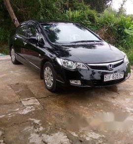 Honda Civic   2008 - Bán Honda Civic đời 2008, màu đen, 385 triệu