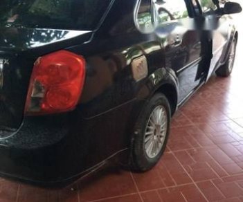 Chevrolet Lacetti   2008 - Bán Chevrolet Lacetti đời 2008, màu đen xe gia đình
