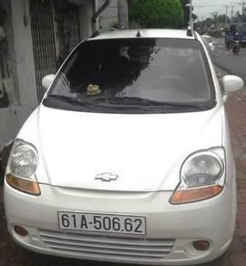 Chevrolet Spark   2009 - Cần bán xe Chevrolet Spark sản xuất 2009, màu trắng chính chủ, giá tốt