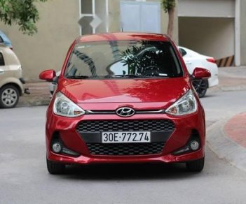 Hyundai Grand i10  1.0MT 2017 - Cần bán Hyundai Grand i10 1.0MT sản xuất năm 2017, màu đỏ, tư nhân chính chủ