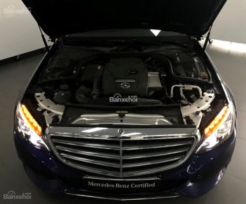 Mercedes-Benz C class C250 Exclusive 2017 - Cần bán xe Mercedes C250 Exclusive sản xuất 2017, màu xanh đen, xe cũ đã qua sử dụng