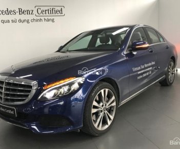 Mercedes-Benz C class C250 Exclusive 2017 - Cần bán xe Mercedes C250 Exclusive sản xuất 2017, màu xanh đen, xe cũ đã qua sử dụng