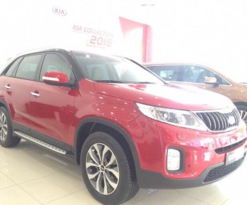 Kia Sorento 2.4 GAT 2018 - Bán xe Kia Sorento 2.4 GAT 2018, màu đỏ giá 799 triệu _ 0974.312.777