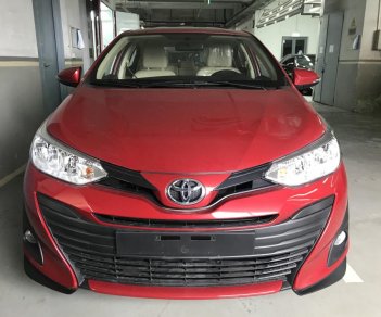 Toyota Vios 1.5E CVT 2018 - Bán Toyota Vios 1.5E CVT đời 2018, màu đỏ giá cạnh tranh Alo ngay Mr. Trung 0986924166