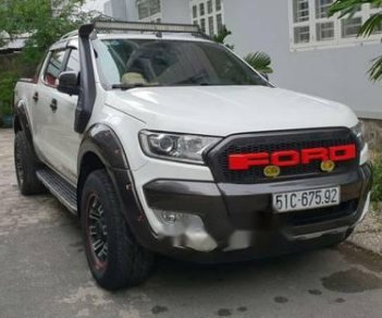 Ford Ranger   Wildtrak 3.2  2015 - Cần bán xe Ford Ranger Wildtrak 3.2 2015, màu trắng chính chủ, 810 triệu