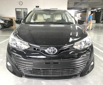 Toyota Vios 1.5G CVT 2018 - Bán Toyota 1.5G CVT đời 2018, màu đen, 606tr giao xe ngay đủ màu giá khuyến mãi liên hệ 0986924166
