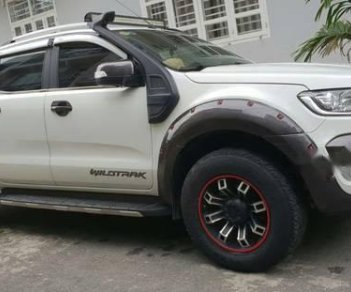 Ford Ranger   Wildtrak 3.2  2015 - Cần bán xe Ford Ranger Wildtrak 3.2 2015, màu trắng chính chủ, 810 triệu