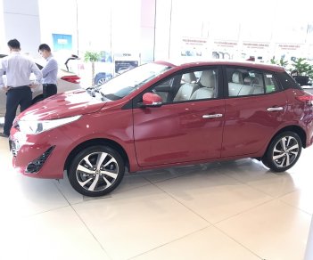 Toyota Yaris 1.5G CVT  2018 - Cần bán Toyota Yaris 1.5G CVT đời 2018, màu đỏ, xe nhập khẩu giao xe sớm- 0986924166 hoặc 0907688855