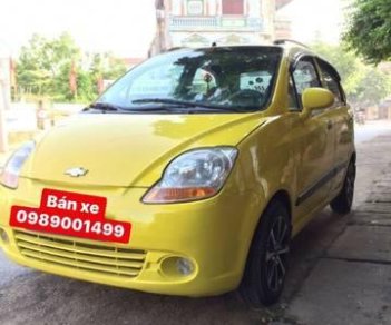 Chevrolet Spark   2009 - Bán ô tô Chevrolet Spark đời 2009, màu vàng như mới giá cạnh tranh