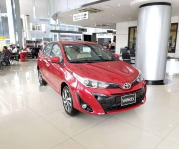 Toyota Yaris  1.5G  2018 - Bán ô tô Toyota Yaris sản xuất năm 2018, màu đỏ, nhập khẩu