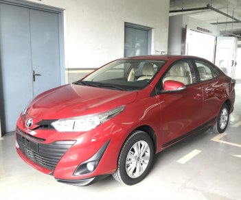 Toyota Vios 1.5E CVT 2018 - Bán Toyota Vios 1.5E CVT đời 2018, màu đỏ giá cạnh tranh Alo ngay Mr. Trung 0986924166