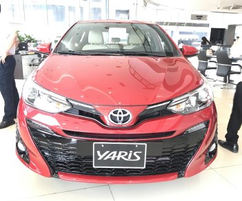 Toyota Yaris 1.5G CVT  2018 - Cần bán Toyota Yaris 1.5G CVT đời 2018, màu đỏ, xe nhập khẩu giao xe sớm- 0986924166 hoặc 0907688855