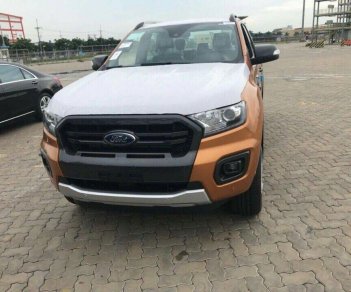 Ford Ranger Wiltrak 2.0 2018 - Bán ô tô Ford Ranger Wiltrak 2.0 một cầu, năm 2018, màu cam, nhập khẩu LH: 0941921742