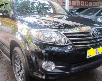 Toyota Fortuner   2.7V AT  2015 - Bán xe Toyota Fortuner 2.7V AT đời 2015, màu đen 