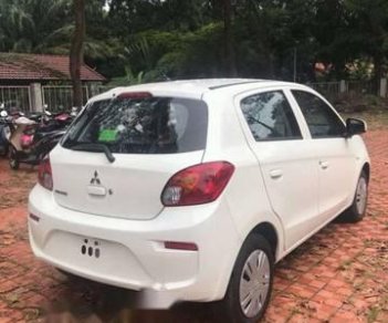 Mitsubishi Mirage MT ECo 2017 - Cần bán lại xe Mitsubishi Mirage MT ECo năm 2017, màu trắng, xe nhập, giá tốt