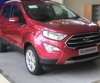 Ford EcoSport 2018 - Bán Ford EcoSport sản xuất 2018, màu đỏ. Ưu đãi bùng nổ tháng 8