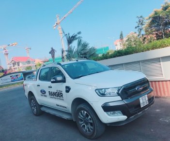 Ford Ranger Wildtrack 3.2 2017 - Cần bán Ford Ranger Wildtrack 3.2 2017 màu trắng, nhập Thái