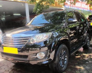 Toyota Fortuner   2.7V AT  2016 - Bán Toyota Fortuner 2.7V AT năm sản xuất 2016, màu đen 