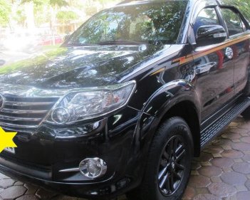 Toyota Fortuner   2.7V AT  2015 - Bán xe Toyota Fortuner 2.7V AT đời 2015, màu đen 