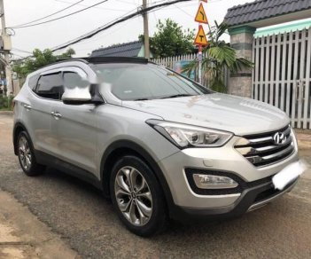 Hyundai Santa Fe  2.2 CRDI  2014 - Bán Hyundai Santa Fe 2.2 CRDI SX năm 2014, màu bạc, nhập khẩu Hàn Quốc