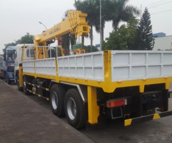 Xe tải Trên 10 tấn Dongfeng L310 2017 - Xe cẩu 12 tấn Dongfeng - xe 4 chân Dongfeng lắp cẩu