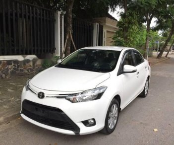 Toyota Vios  E 2016 - Bán xe Toyota Vios E năm 2016, màu trắng như mới