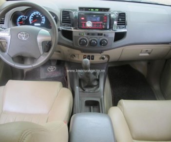 Toyota Fortuner 2.5G 2014 - Bán Toyota Fortuner 2.5G năm 2014, màu bạc