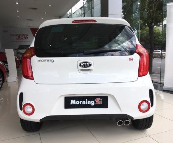 Kia Morning Si AT 2018 - Bán Kia Morning Si AT sản xuất 2018, màu trắng, giá niêm yết 379tr