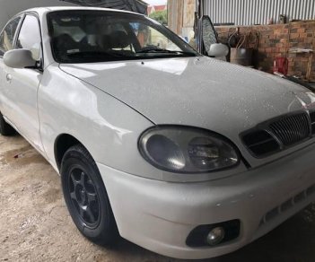 Daewoo Lanos 2001 - Bán xe Daewoo Lanos sản xuất năm 2001, màu trắng, giá tốt