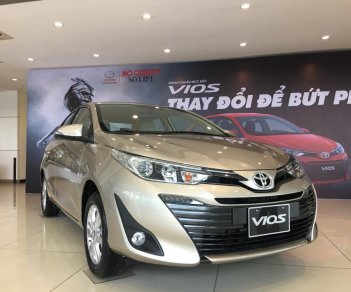 Toyota Vios 1.5G CVT 2018 - Bán Toyota Vios 1.5G CVT 2018, màu ghi vàng