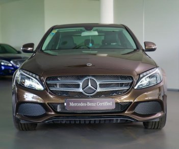 Mercedes-Benz C class C200 2017 - Bán Mercedes-Benz C200 2017 nâu, cũ chính hãng, đi chỉ 25km