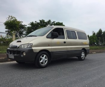 Hyundai Starex 2002 - Bán ô tô Hyundai Starex, 2002, màu vàng cát, xe nhập, máy dầu, 120 triệu