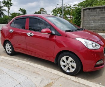 Hyundai Grand i10   2017 - Bán ô tô Hyundai Grand i10 sedan full 2017, màu đỏ