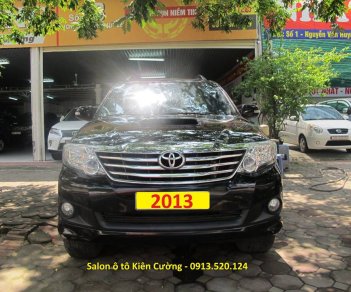 Toyota Fortuner 2.5G 2013 - Bán xe Toyota Fortuner 2.5G năm 2013, màu đen