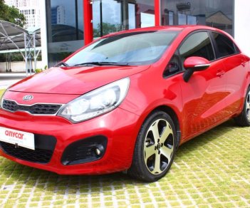 Kia Rio   1.4AT 2012 - Bán ô tô Kia Rio Hatchback 1.4AT đời 2012, màu đỏ, xe nhập