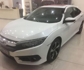 Honda Civic   1.5 L Turbo  2018 - Bán Honda Civic 1.5 L Turbo sản xuất năm 2018, màu trắng, giá 903tr