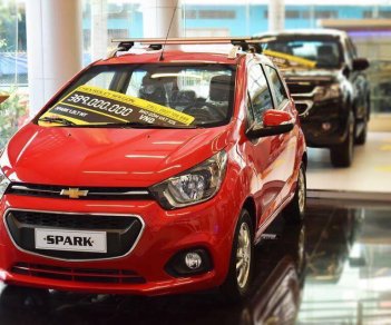 Chevrolet Spark LT 2018 - Nghệ An Chevrolet Spark LT mới, đời 2018, màu đỏ sang chảnh, chỉ với 60 tr rinh xe về nhà, vay trả góp lên tới 85%