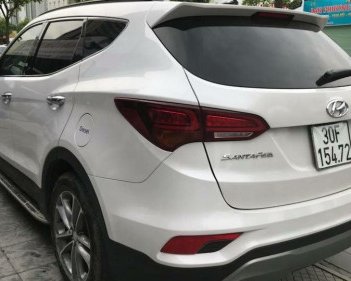 Hyundai Santa Fe   2.2 AT  2016 - Bán ô tô cũ Hyundai Santa Fe 2.2 AT 2016, màu trắng