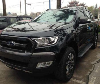 Ford Ranger Wildtrak 3.2 2018 - Bán Ford Ranger Wildtrak 3.2 2018, màu đen, nhập khẩu, giá chỉ 925 triệu