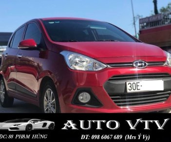 Hyundai Grand i10 1.2 AT 2016 - Bán ô tô Hyundai Grand i10 số AT đời 2016, màu đỏ, xe nhập