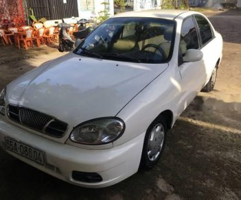 Daewoo Lanos   2003 - Cần bán xe Daewoo Lanos đời 2003, màu trắng xe gia đình, giá chỉ 79 triệu