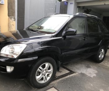 Kia Sportage MT 2006 - Cần bán xe gấp Sportage MT 2006, máy dầu, màu đen nhập Korea