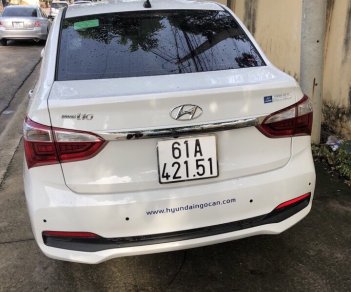 Hyundai Grand i10 AT 2018 - Cần bán Hyundai Grand i10 Sedan AT đời 2018, màu trắng