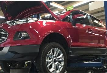 Ford EcoSport AT Titanium 2014 - Cần bán gấp Ford EcoSport AT Titanium đời 2014, màu đỏ xe gia đình