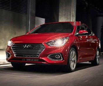 Hyundai Accent 2018 - Cần bán Hyundai Accent đời 2018, màu đỏ, 555 triệu