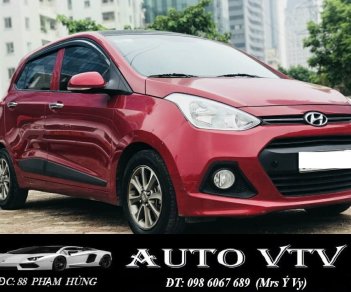 Hyundai Grand i10 1.2 AT 2016 - Bán ô tô Hyundai Grand i10 số AT đời 2016, màu đỏ, xe nhập