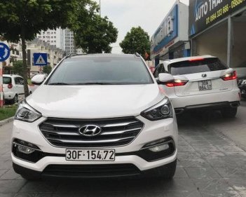 Hyundai Santa Fe   2.2 AT  2016 - Bán ô tô cũ Hyundai Santa Fe 2.2 AT 2016, màu trắng