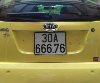 Kia Morning SLX 2008 - Cần bán xe Kia Morning SLX 2008, màu vàng, nhập khẩu số tự động